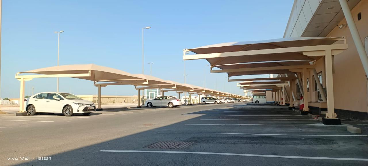 Industrial Area 455 Cars Parking Shade